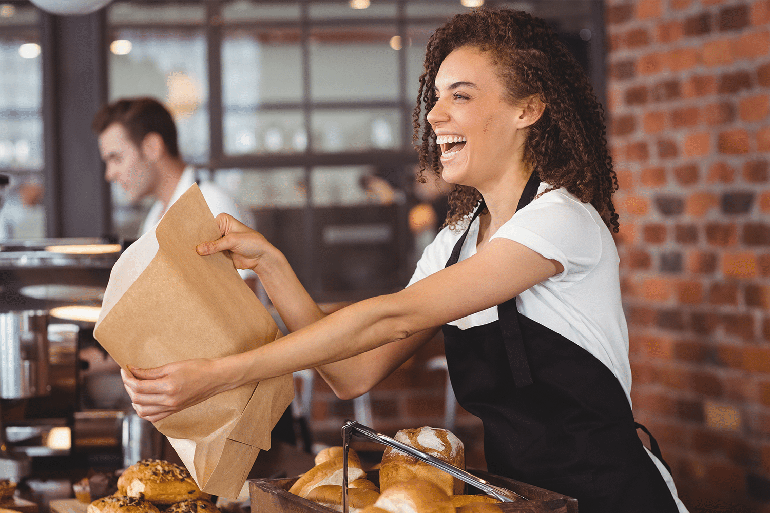 Werken als barista in een koffietentje